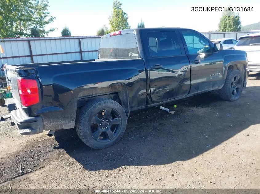 2018 Chevrolet Silverado 1500 Custom VIN: 3GCUKPEC1JG131684 Lot: 40415244