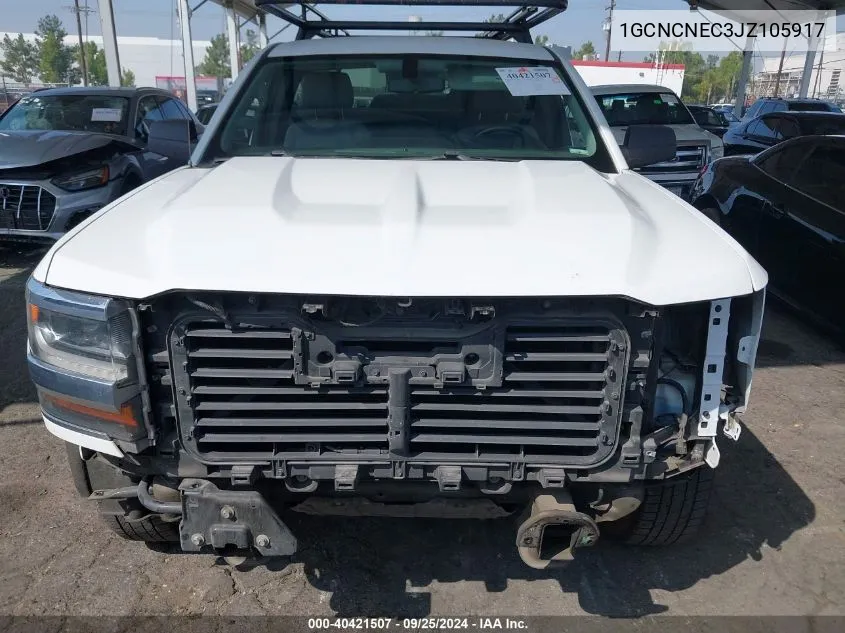 1GCNCNEC3JZ105917 2018 Chevrolet Silverado 1500 Wt