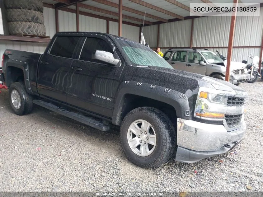 2018 Chevrolet Silverado 1500 1Lt VIN: 3GCUKREC2JG130359 Lot: 40429294