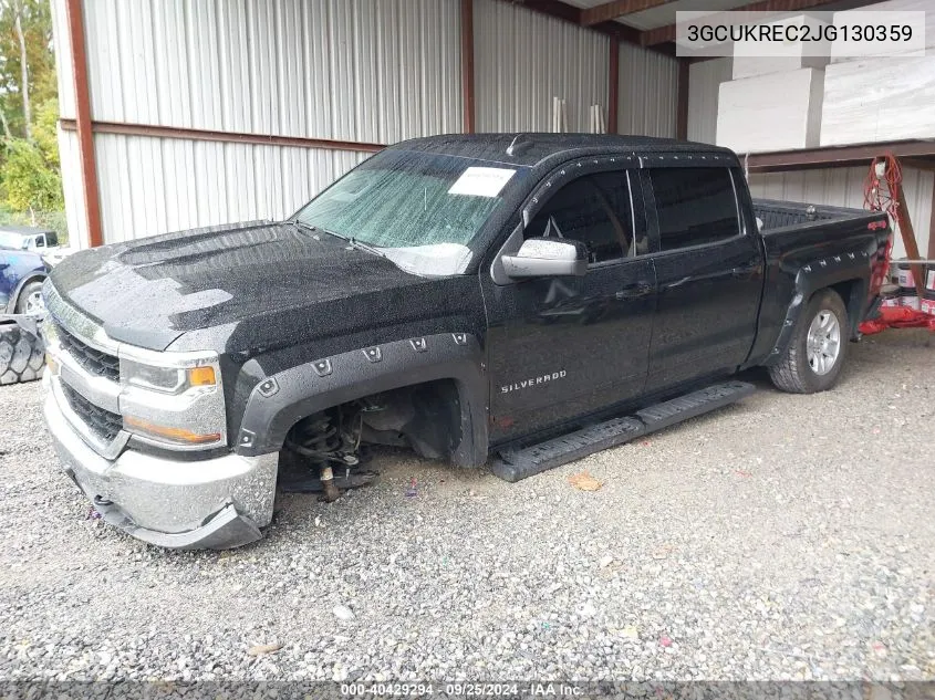 2018 Chevrolet Silverado 1500 1Lt VIN: 3GCUKREC2JG130359 Lot: 40429294