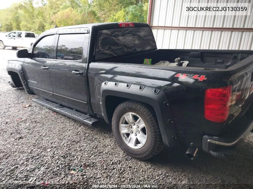 2018 Chevrolet Silverado 1500 1Lt VIN: 3GCUKREC2JG130359 Lot: 40429294