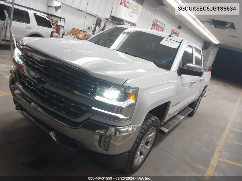 3GCUKSEC6JG138634 2018 Chevrolet Silverado 1500 1Lz