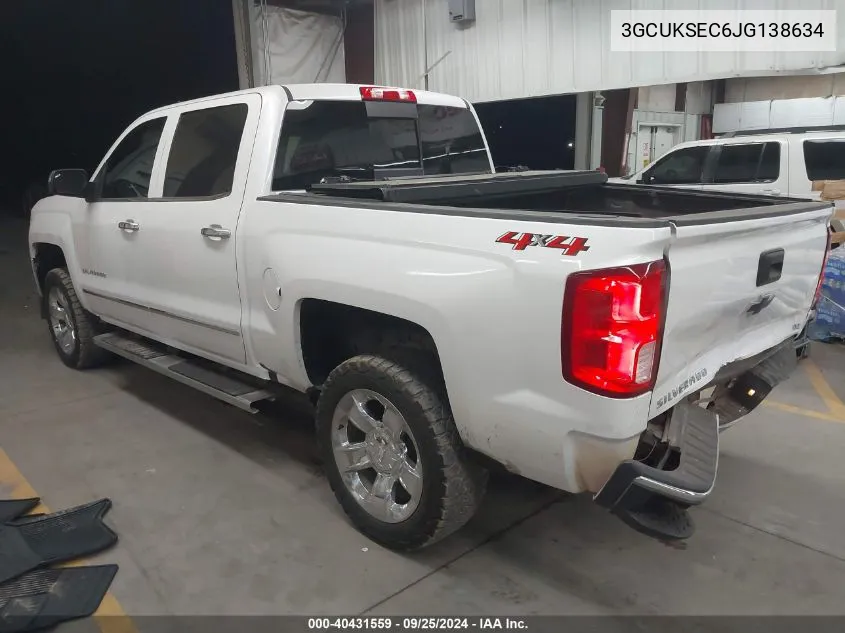 3GCUKSEC6JG138634 2018 Chevrolet Silverado 1500 1Lz