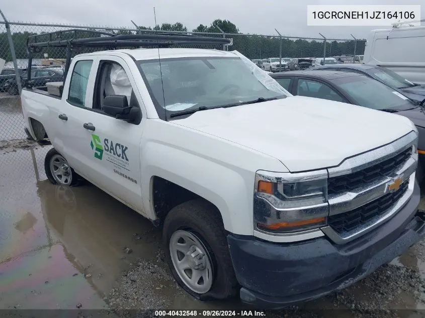 2018 Chevrolet Silverado 1500 Work Truck VIN: 1GCRCNEH1JZ164106 Lot: 40432548