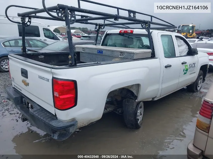 2018 Chevrolet Silverado 1500 Work Truck VIN: 1GCRCNEH1JZ164106 Lot: 40432548