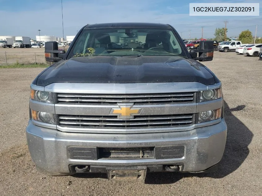 2018 Chevrolet Silverado K2500 Heavy Duty VIN: 1GC2KUEG7JZ302091 Lot: 40433311