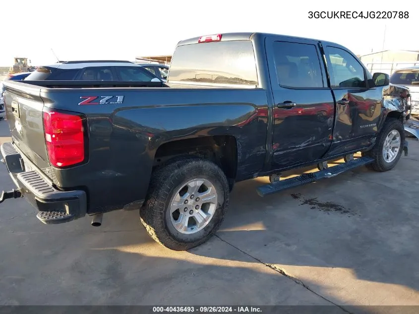 3GCUKREC4JG220788 2018 Chevrolet Silverado K1500 Lt