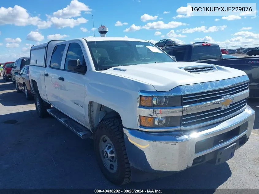 2018 Chevrolet Silverado 2500Hd Wt VIN: 1GC1KUEYXJF229076 Lot: 40438202