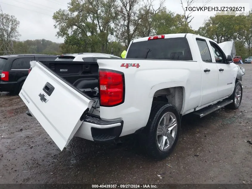 2018 Chevrolet Silverado 1500 Custom VIN: 1GCVKPEH3JZ292621 Lot: 40439357