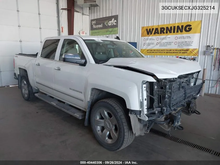 3GCUKSECXJG325214 2018 Chevrolet Silverado 1500 K1500 Ltz