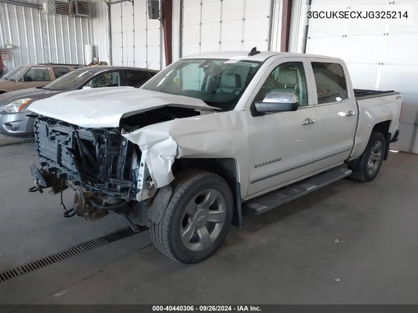 3GCUKSECXJG325214 2018 Chevrolet Silverado 1500 K1500 Ltz