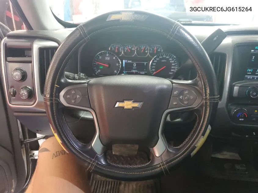 3GCUKREC6JG615264 2018 Chevrolet Silverado 1500 1Lt