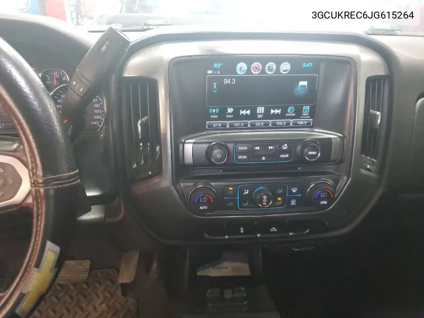 3GCUKREC6JG615264 2018 Chevrolet Silverado 1500 1Lt