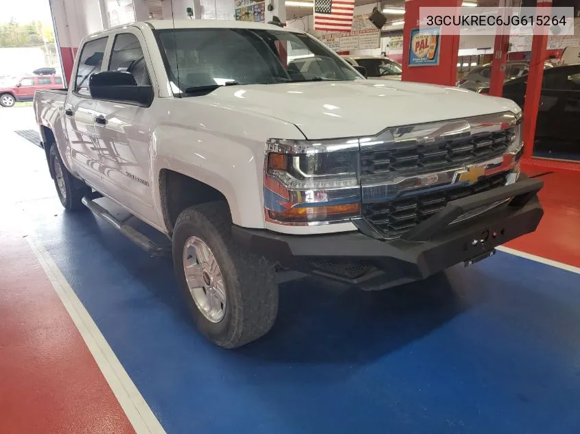 3GCUKREC6JG615264 2018 Chevrolet Silverado 1500 1Lt