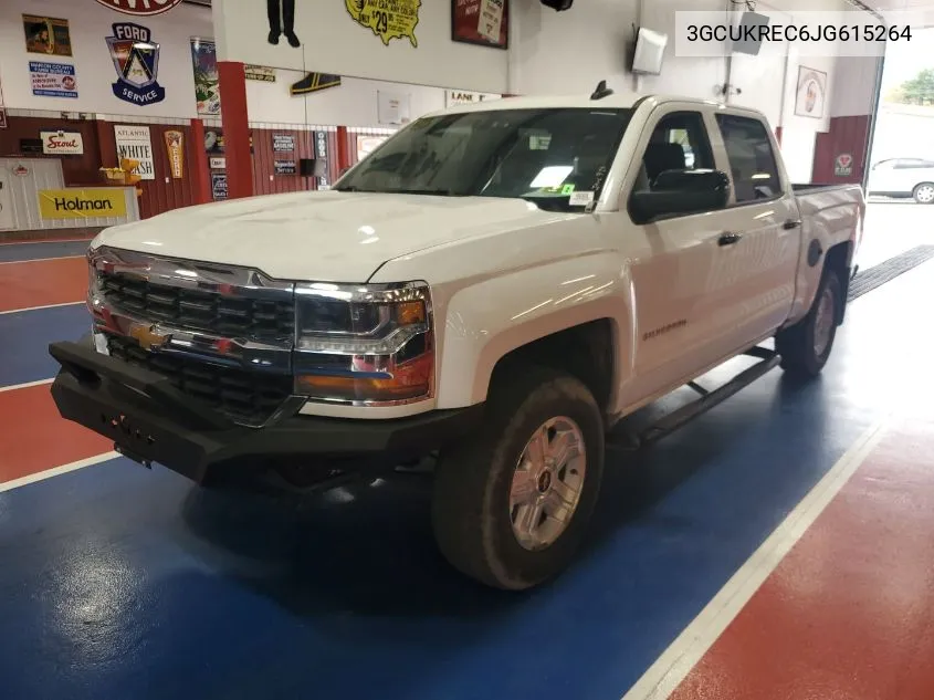 3GCUKREC6JG615264 2018 Chevrolet Silverado 1500 1Lt