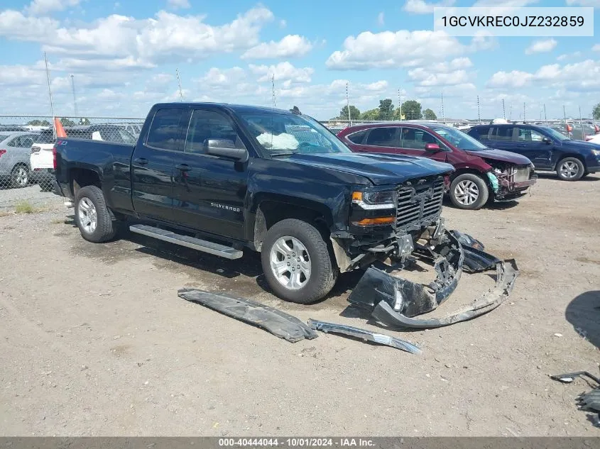 2018 Chevrolet Silverado 1500 2Lt VIN: 1GCVKREC0JZ232859 Lot: 40444044