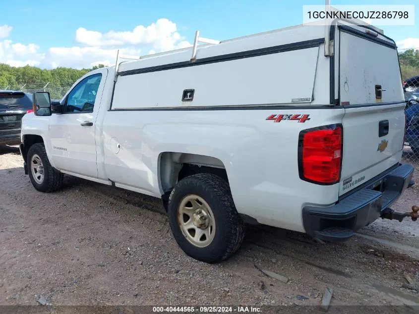 2018 Chevrolet Silverado 1500 Wt VIN: 1GCNKNEC0JZ286798 Lot: 40444565