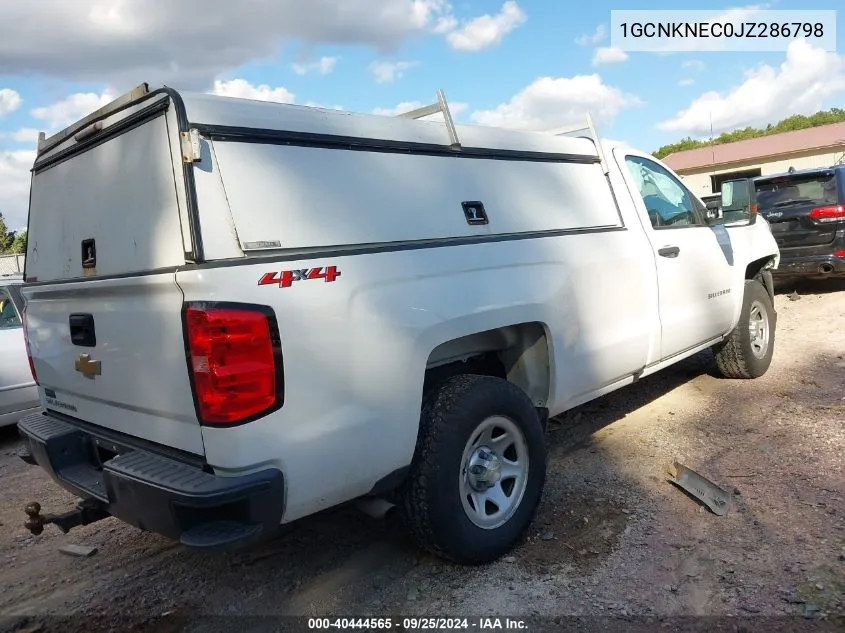 2018 Chevrolet Silverado 1500 Wt VIN: 1GCNKNEC0JZ286798 Lot: 40444565