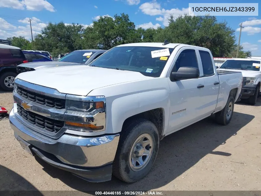 2018 Chevrolet Silverado 1500 Ls VIN: 1GCRCNEH6JZ343399 Lot: 40446185