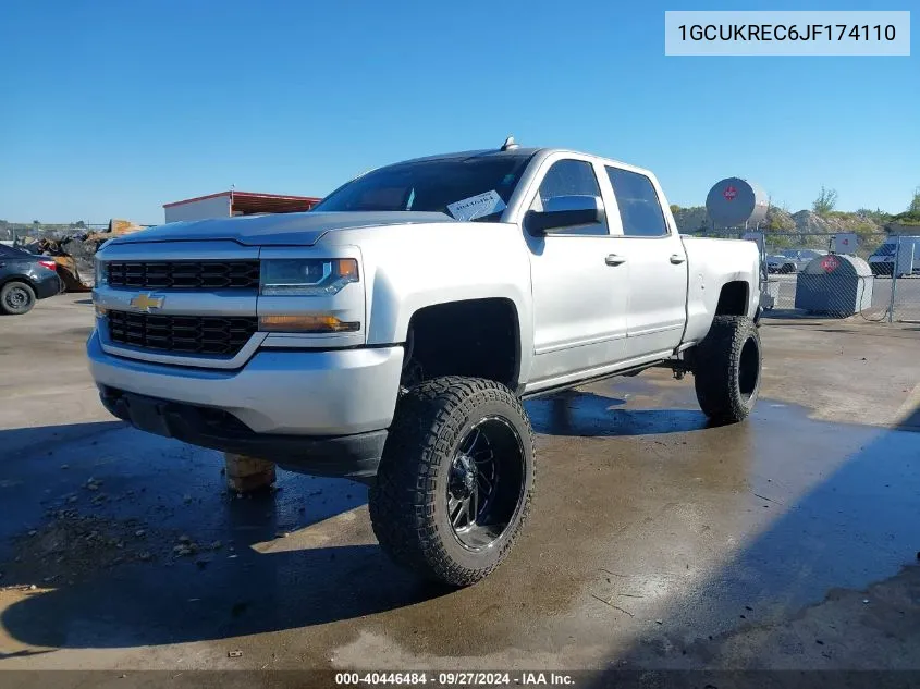 1GCUKREC6JF174110 2018 Chevrolet Silverado 1500 1Lt