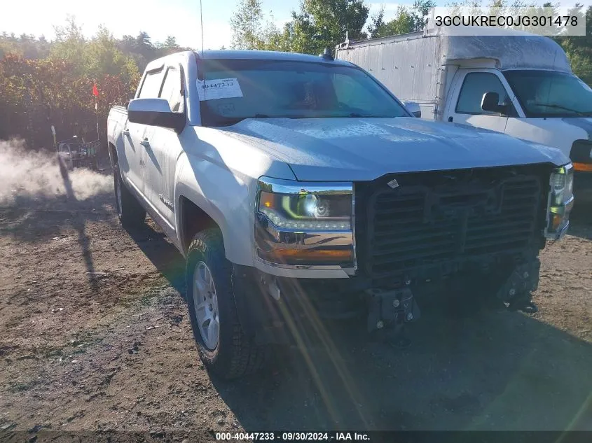 3GCUKREC0JG301478 2018 Chevrolet Silverado 1500 K1500 Lt