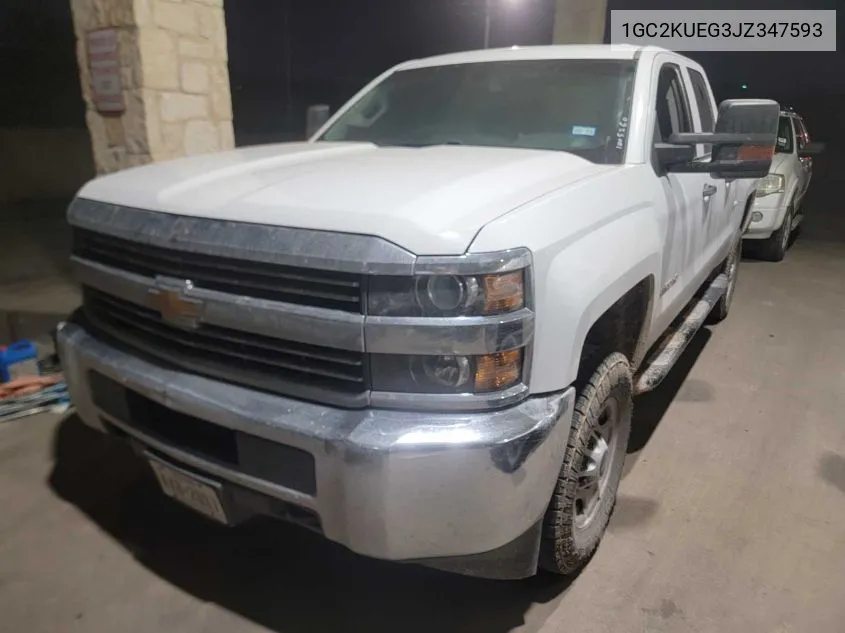 1GC2KUEG3JZ347593 2018 Chevrolet Silverado 2500Hd Wt