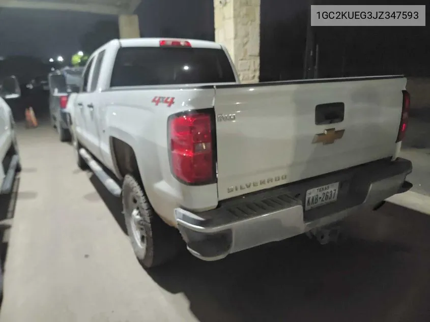 1GC2KUEG3JZ347593 2018 Chevrolet Silverado 2500Hd Wt