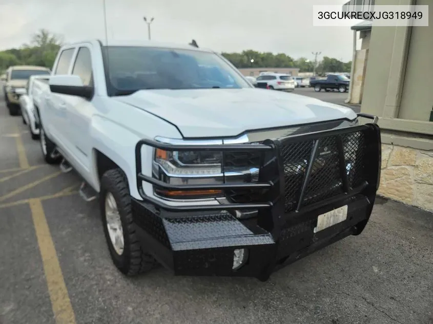 3GCUKRECXJG318949 2018 Chevrolet Silverado 1500 1Lt