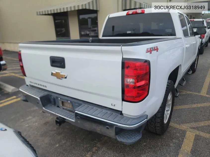 3GCUKRECXJG318949 2018 Chevrolet Silverado 1500 1Lt