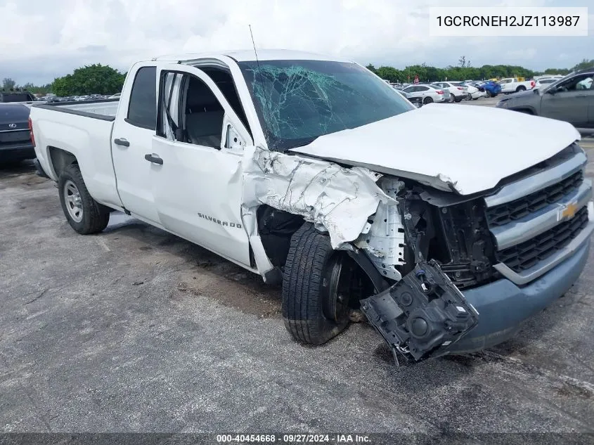 2018 Chevrolet Silverado 1500 Wt VIN: 1GCRCNEH2JZ113987 Lot: 40454668