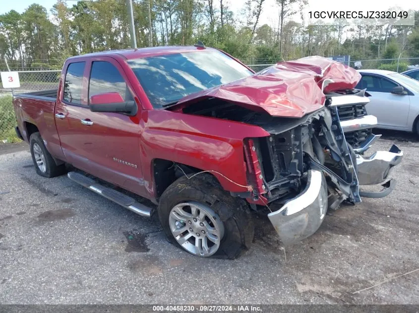 2018 Chevrolet Silverado 1500 1Lt VIN: 1GCVKREC5JZ332049 Lot: 40458230