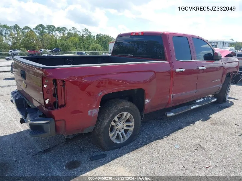 2018 Chevrolet Silverado 1500 1Lt VIN: 1GCVKREC5JZ332049 Lot: 40458230