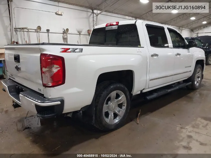 3GCUKSEJ1JG160894 2018 Chevrolet Silverado 1500 2Lz