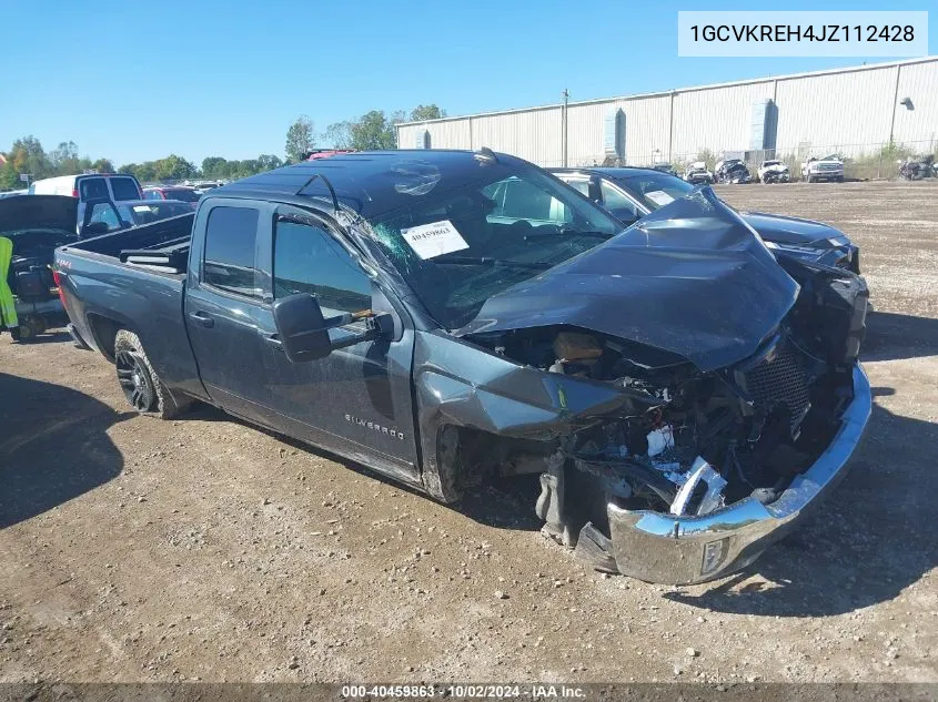 2018 Chevrolet Silverado 1500 1Lt VIN: 1GCVKREH4JZ112428 Lot: 40459863