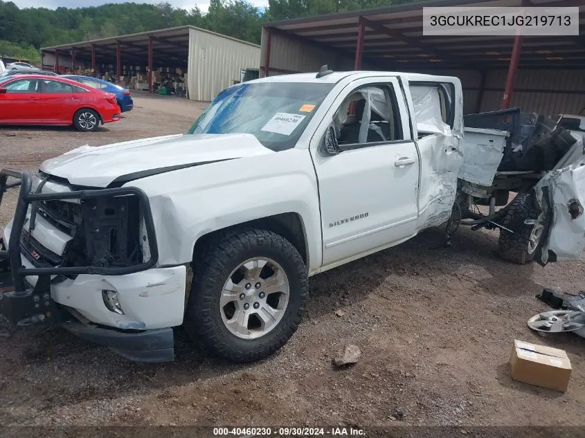 2018 Chevrolet Silverado K1500 Lt VIN: 3GCUKREC1JG219713 Lot: 40460230