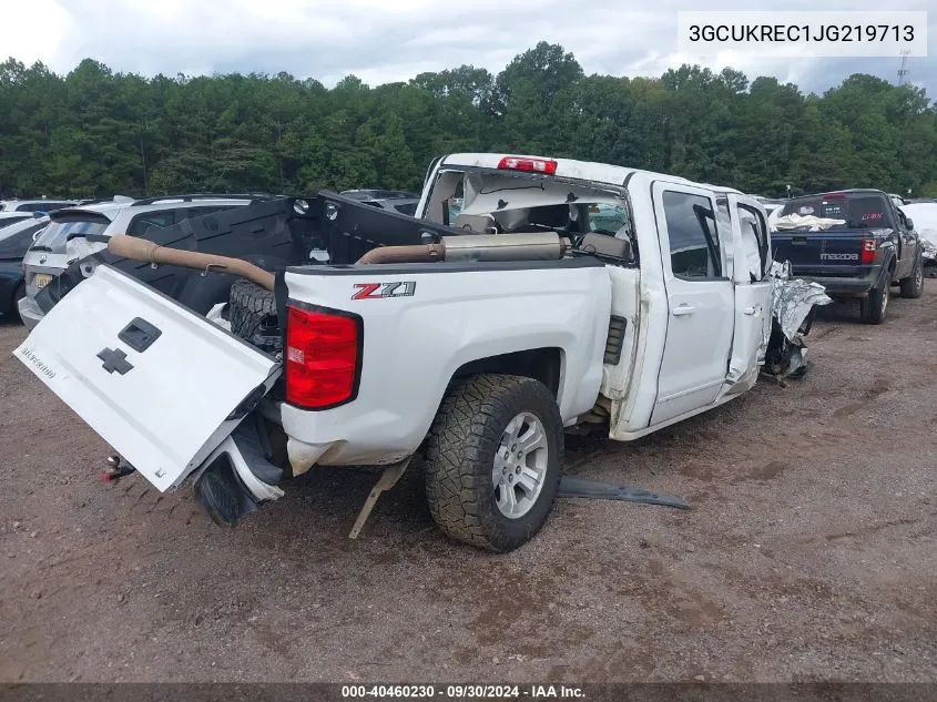 2018 Chevrolet Silverado K1500 Lt VIN: 3GCUKREC1JG219713 Lot: 40460230