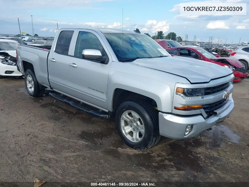 2018 Chevrolet Silverado 1500 2Lt VIN: 1GCVKREC7JZ350309 Lot: 40461145