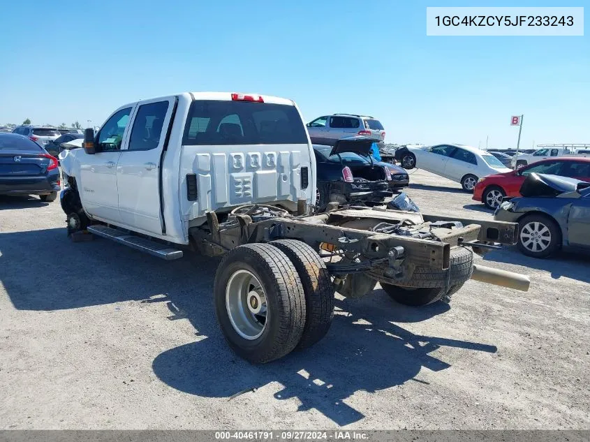 2018 Chevrolet Silverado 3500Hd Lt VIN: 1GC4KZCY5JF233243 Lot: 40461791