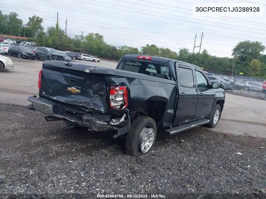 3GCPCREC1JG288928 2018 Chevrolet Silverado 1500 1Lt