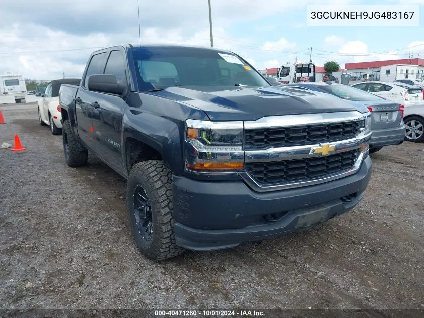 3GCUKNEH9JG483167 2018 Chevrolet Silverado 1500 Wt