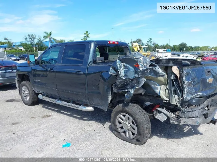 2018 Chevrolet Silverado 2500Hd Lt VIN: 1GC1KVEG1JF267650 Lot: 40471367