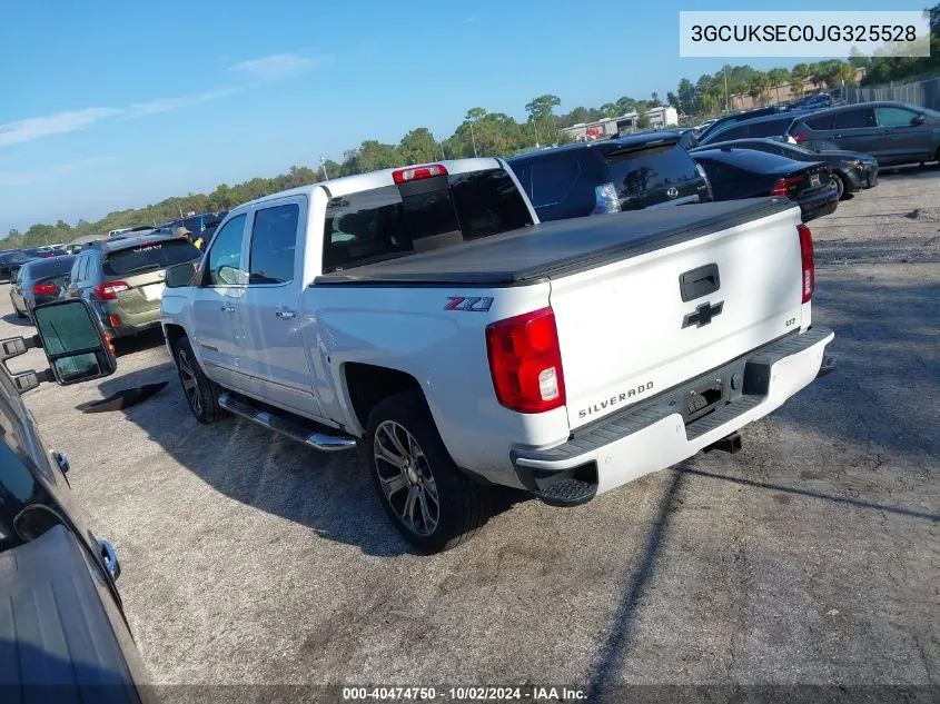 2018 Chevrolet Silverado 1500 2Lz VIN: 3GCUKSEC0JG325528 Lot: 40474750