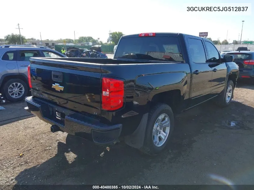 3GCUKREC5JG512837 2018 Chevrolet Silverado 1500 2Lt