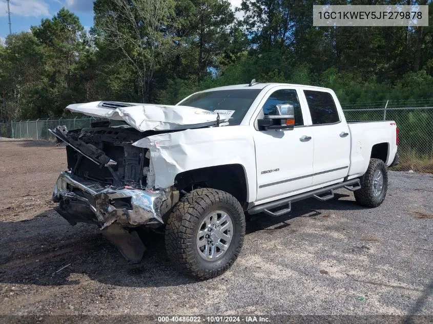 2018 Chevrolet Silverado 2500Hd Ltz VIN: 1GC1KWEY5JF279878 Lot: 40486022