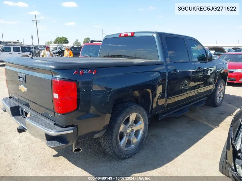 2018 Chevrolet Silverado 1500 1Lt VIN: 3GCUKREC5JG271622 Lot: 40489149