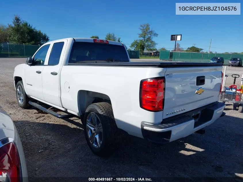 1GCRCPEH8JZ104576 2018 Chevrolet Silverado 1500 Custom