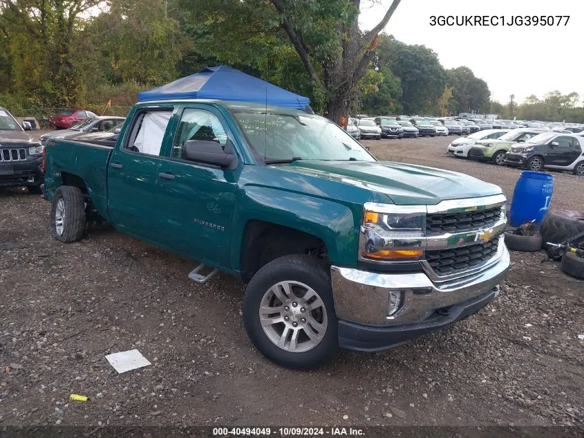 2018 Chevrolet Silverado K1500 Lt VIN: 3GCUKREC1JG395077 Lot: 40494049