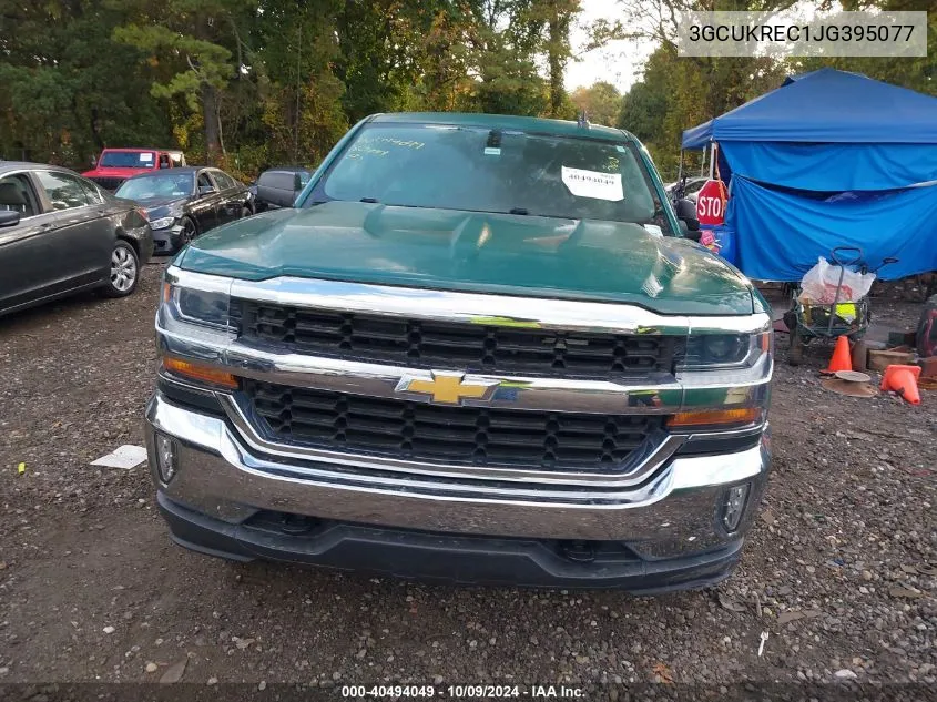 2018 Chevrolet Silverado K1500 Lt VIN: 3GCUKREC1JG395077 Lot: 40494049