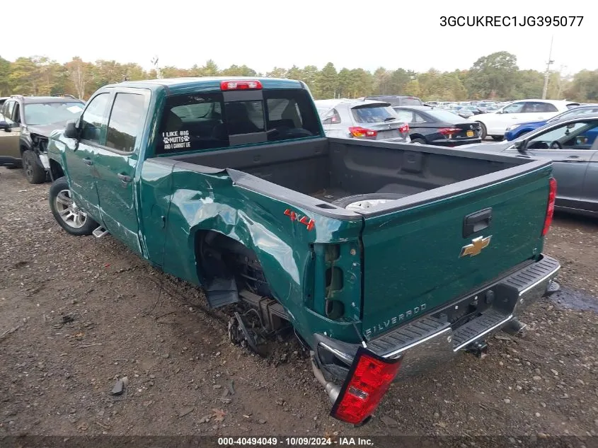 2018 Chevrolet Silverado K1500 Lt VIN: 3GCUKREC1JG395077 Lot: 40494049