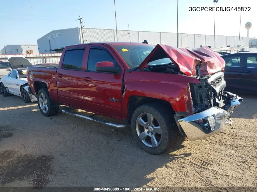 2018 Chevrolet Silverado 1500 1Lt VIN: 3GCPCREC8JG445872 Lot: 40498809